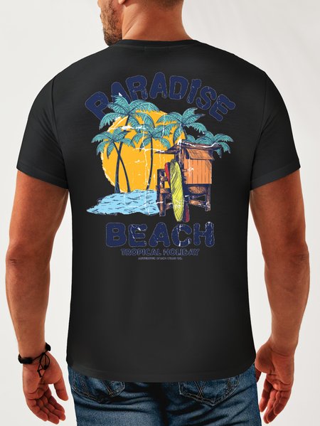 

Coconut Crew Neck Relaxed T-Shirt, Deep blue, Men's t-shirts