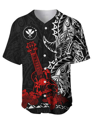 

Guitar Short Sleeve Baseball Shirt, Black, Baseball Shirts