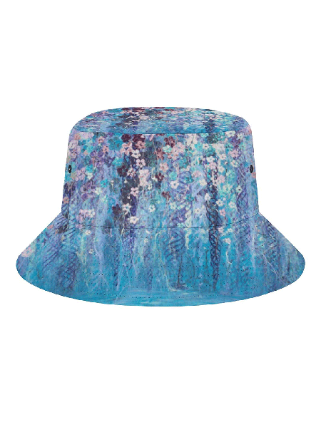 Floral Print Bucket Hat Outdoor UV Protection, As picture, Hats
