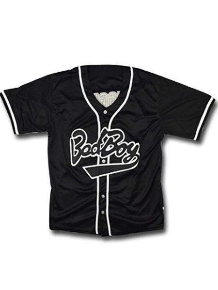

Bad Boy Short Sleeve Baseball Shirt, Black, Baseball Shirts