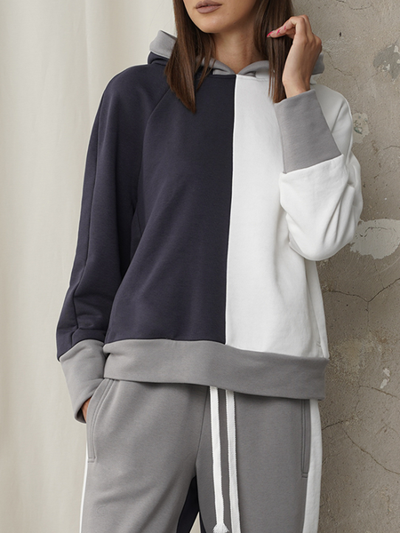 

Regular Fit Plain Elegant Sweatshirt, As picture, Hoodies and Sweatshirts
