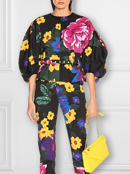

Urban Floral Regular Fit Shirt, Multicolor, Blouses and Shirts