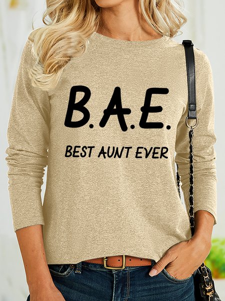 

Lilicloth X Hynek Rajtr Best Aunt Ever Women's Long Sleeve T-Shirt, Khaki, Long sleeves
