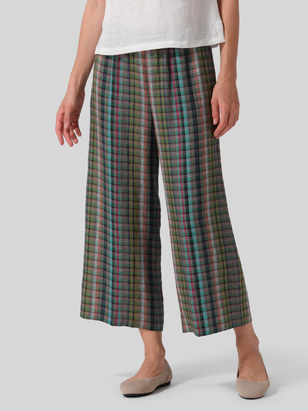 

Geometric Casual Loose Pants, Multicolor, Pants