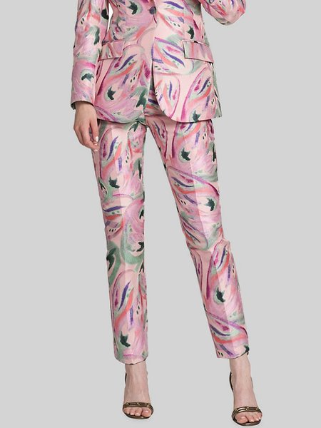 

Daily Abstract Elegant Fashion Pants, Pink, Pants
