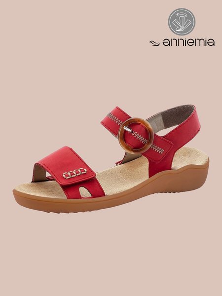 

Red Vintage Tape Sandals, Sandals