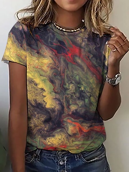 

Lilicloth X Kat8lyst Black And Gold Paint Women's T-Shirt, Black-gold, T-shirts