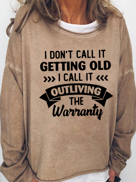 

Women's Funny Casual Text Letters Sweatshirt, Light brown, Hoodies&Sweatshirts