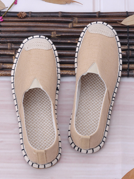 

Unisex Canvas Flat Shoes, Yellow, Sneakers