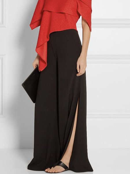 

Urban Plain Regular Fit Fashion Pants, Black, Pants