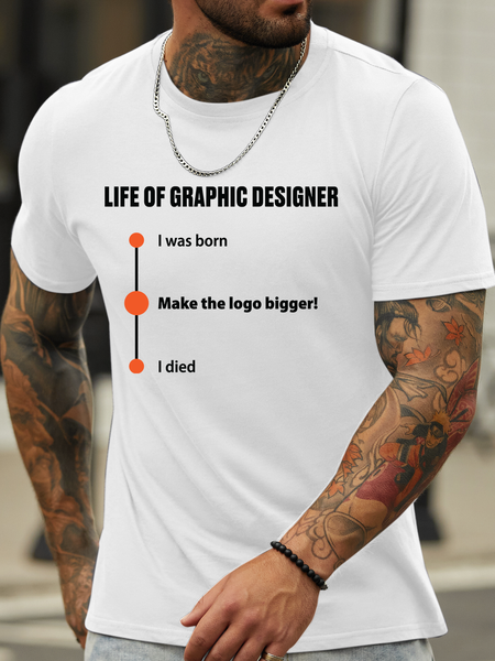 

Lilicloth X Hynek Rajtr Graphic Designer Men's T-Shirt, White, T-shirts