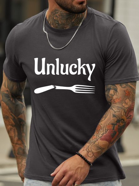 

Lilicloth X Jessanjony Unlucky Men's T-Shirt, Deep gray, T-shirts
