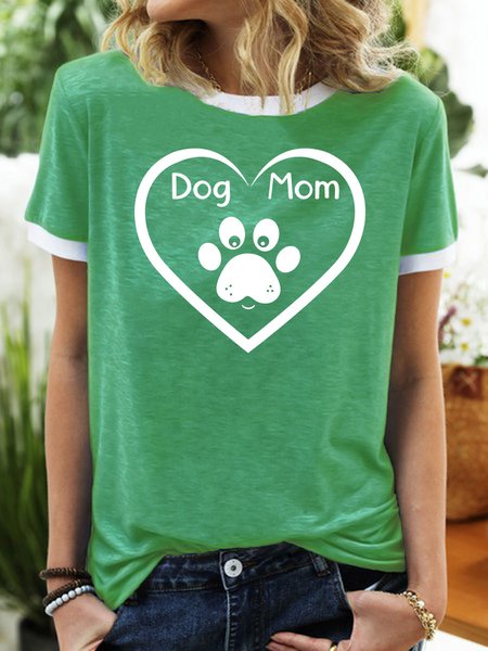 

Lilicloth X Paula Dog Mom Women's T-Shirt, Green, T-shirts