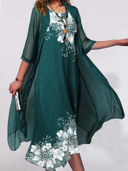 

Casual Crew Neck Two-Piece Set, Green, Formal Dresses