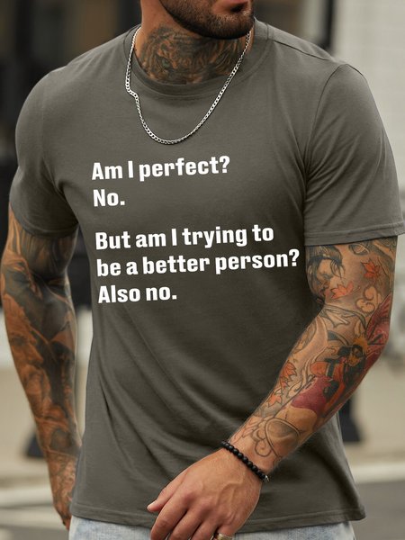 

Lilicloth X Hynek Rajtr Funny Me Perfect Men's T-Shirt, Deep gray, T-shirts