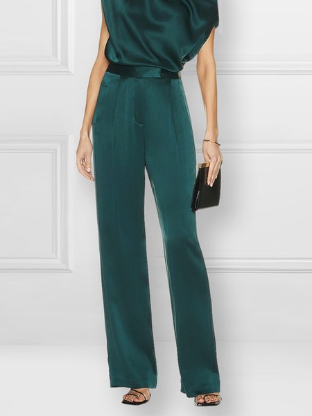 

Urban Plain Regular Fit Fashion Pants, Green, Pants