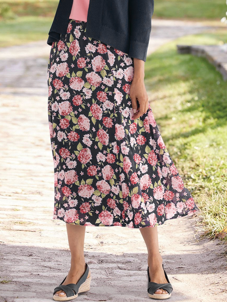 

Floral Vacation Loose Skirt, Pink, Skirts