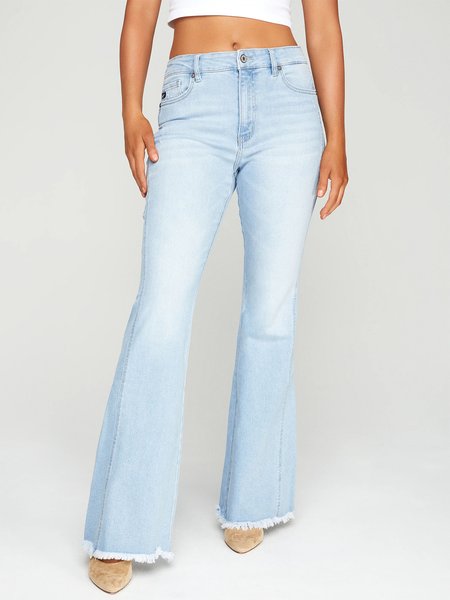 

Regular Fit Casual Plain Jeans, Blue, DENIM