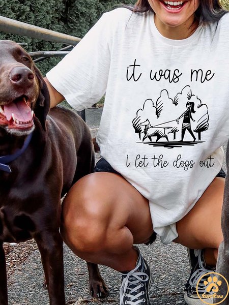 

Lilicloth X Funnpaw X Jessanjony It Was Me I Let The Dogs Out Women's T-Shirt, White, T-shirts