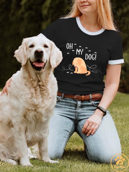 

Lilicloth X Funnpaw X Jessanjony Oh My Dog! Women's T-Shirt, Black, T-shirts