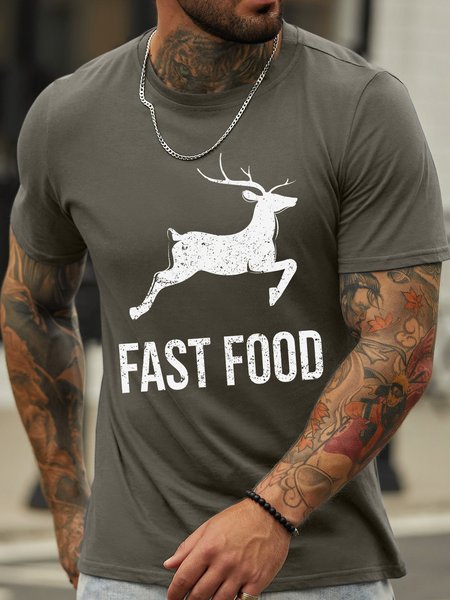

Lilicloth X Hynek Rajtr Fast Food Men's T-Shirt, Deep gray, T-shirts