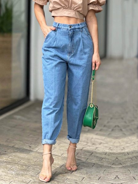 

Urban Denim Regular Fit Plain Jeans, Blue, Jeans
