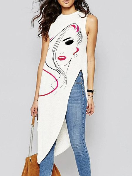 

Urban Regular Fit Crew Neck Pop Art Print T-Shirt, White, Tees