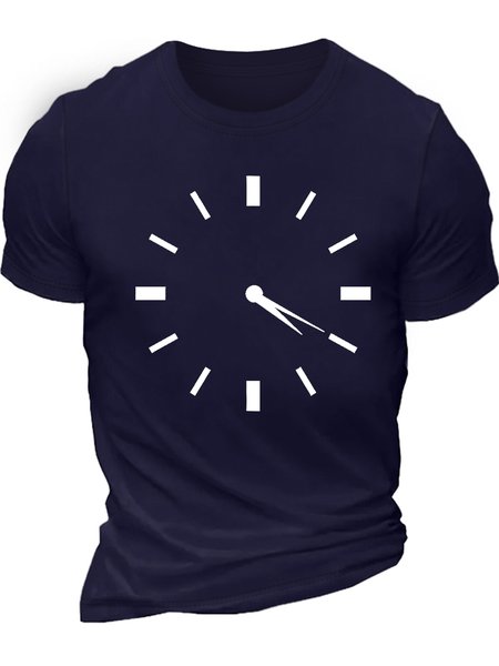 

Men's 4:20 Funny Graphic Printing Text Letters Casual Crew Neck Cotton T-Shirt, Purplish blue, T-shirts