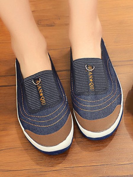 

Soft Comfort Panel Flats, Blue, Flats
