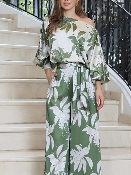 

Casual Regular Fit Natural Asymmetrical Shirt, As picture, Blouses and Shirts