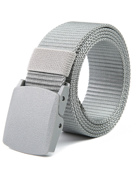 

Men's Canvas Belt, Gray, Belts