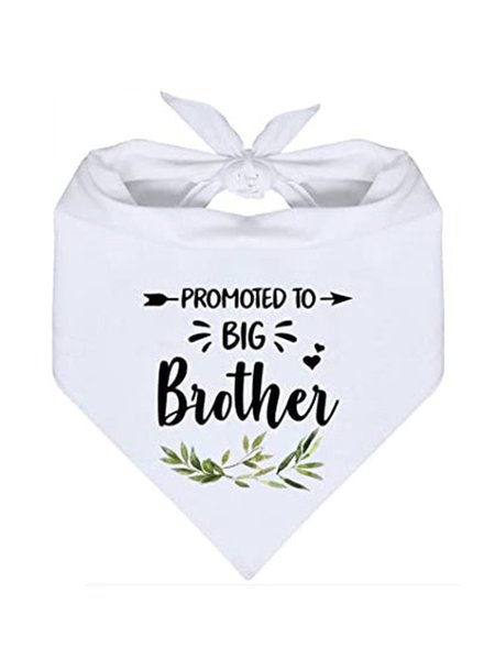 

Lilicloth X Funnpaw Pet Text Letters Print Bib, Color8, Pet Clothes