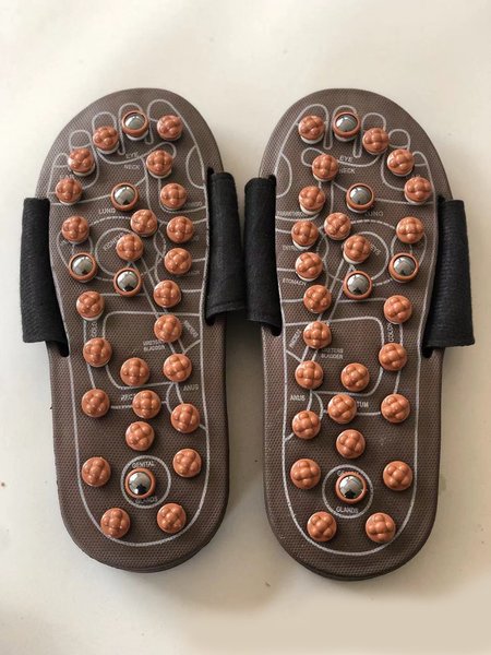 

Massage Home Slippers, Khaki, Slippers