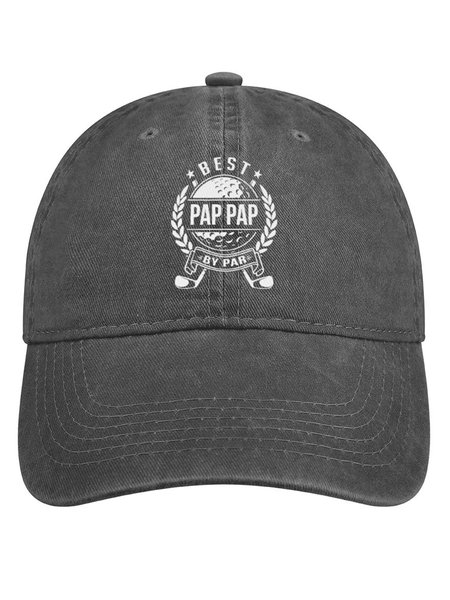 

Best Pap Pap By Par Golf Denim Hat, Deep gray, Men's Hats