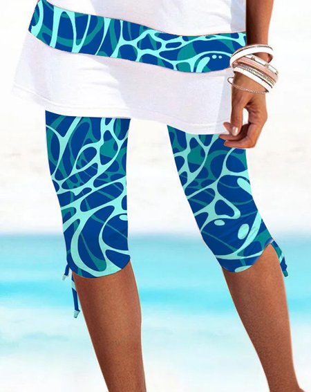 

Chevron Vacation Tight Leggings, Multicolor, Leggings