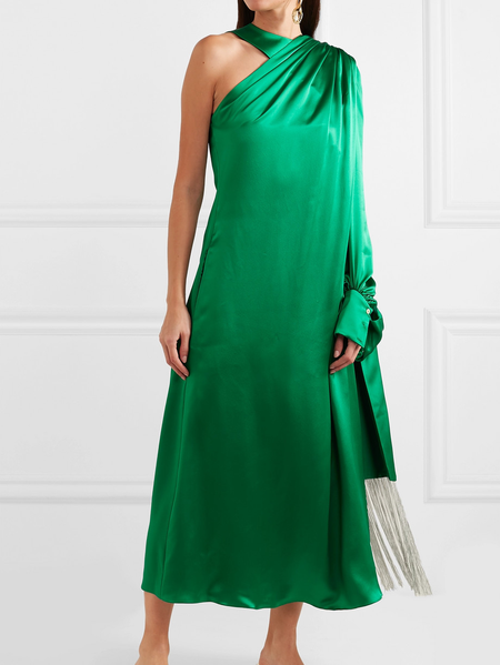 

Tassel Elegant Wedding Guest Dress, Green, Wedding Guest Dresses