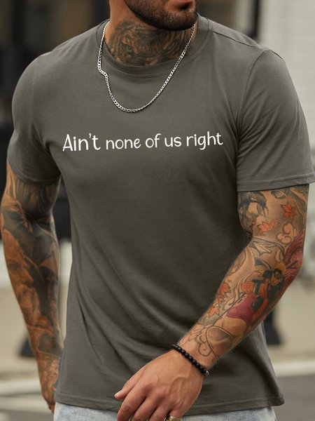 

Lilicloth X Paula Aint None Of Us Right Men's T-Shirt, Deep gray, T-shirts