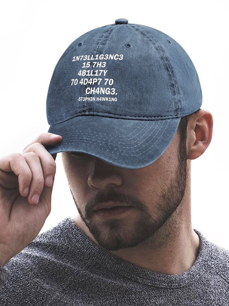 

Lilicloth X Hynek Rajtr Intelligence Denim Hat, Blue, Men's Hats