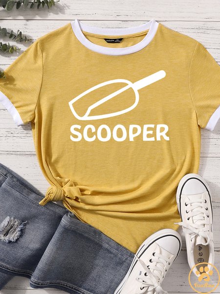 

Lilicloth X Funnpaw Women's Scooper Matching T-Shirt, Yellow, T-shirts