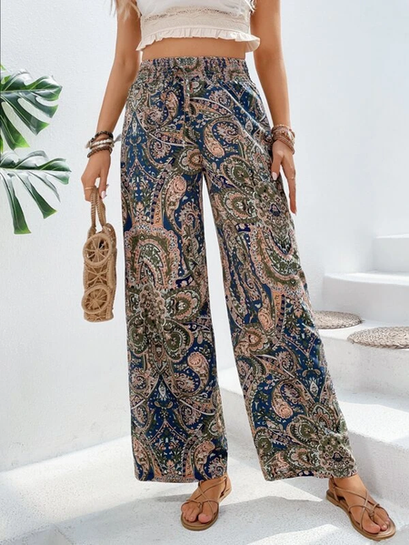 Boho Cashew Flowers Pants