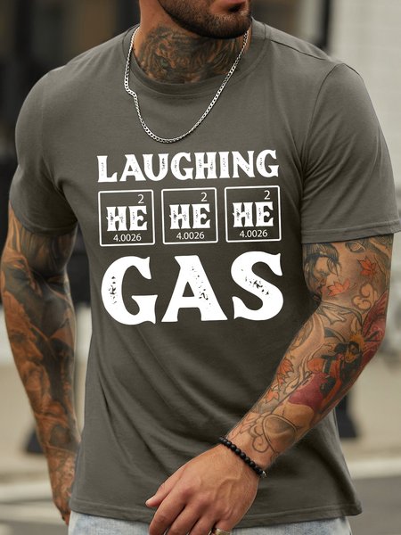 

Lilicloth X Rajib Sheikh He He He Laughing Gas Men's T-Shirt, Deep gray, T-shirts