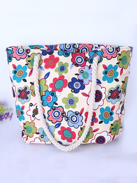 

Women's Floral Printing Tote Handbags, As picture, Bags