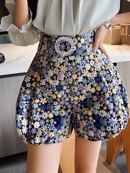 

Floral Vacation Regular Fit Shorts, Multicolor, Shorts