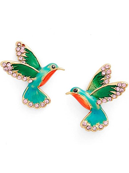 

Casual Hummingbird Stud Earrings, As picture, Earrings