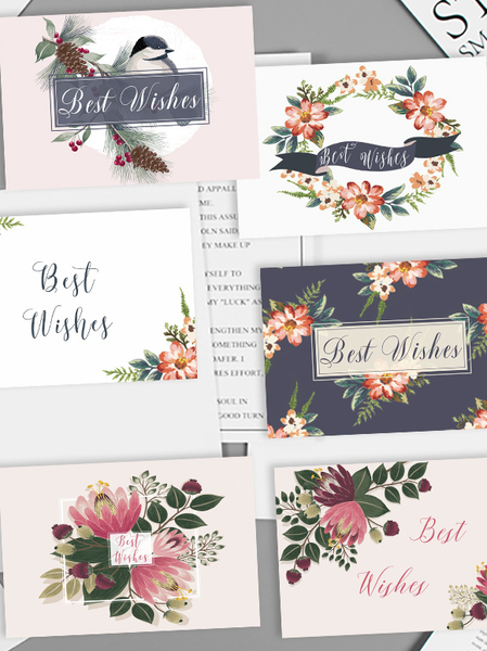 

Mother's Day Classic Floral Pattern Greeting Card, One-size, Gift Card