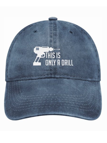 

Sawdust Is Man Glitter Denim Hat, Deep blue, Men's Hats