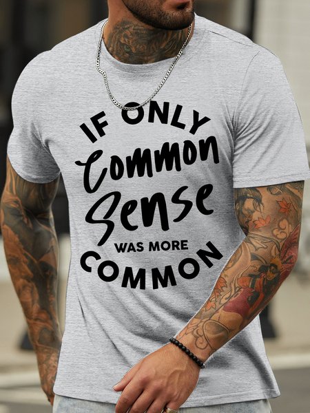 

Lilicloth X Manikvskhan If Only Common Sense Was More Common Women's T-Shirt, Light gray, T-shirts