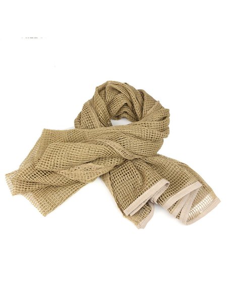 

Casual Cotton Linen Mesh Scarf Shawl Spring and Summer Daily Matching, Light brown, Women Scarves & Shawls