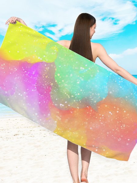 

Vacation Abstract Printing Beach towel, Multicolor, swimwear>>Beach Accessories
