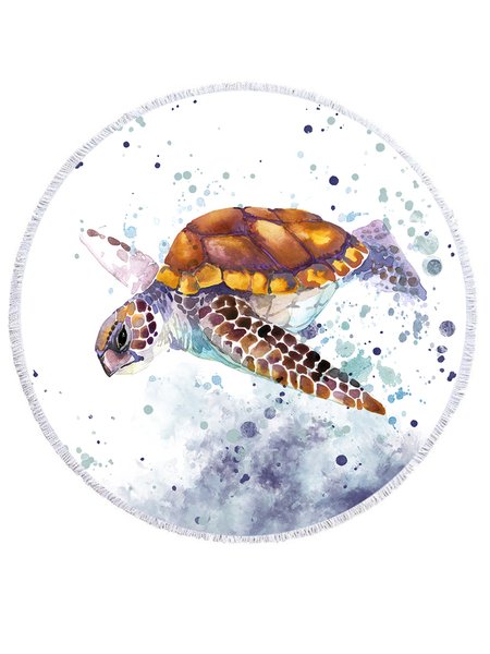 

Vacation Animal Printing Beach towel, White, swimwear>>Beach Accessories